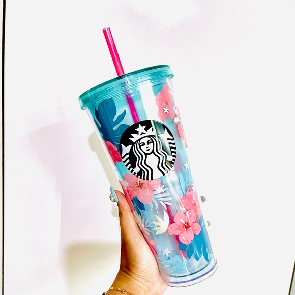 Starbucks VHTF Hibiscus or Blue Aloha Cup
